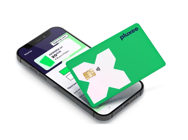 la card e l'app dei buoni pasto, ticket elettronici