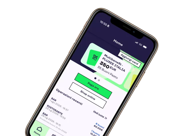 Homepage App Pluxee 