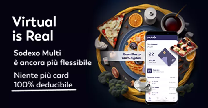 Arriva la Virtual Card Sodexo Multi per un uso sempre più smart dei buoni pasto