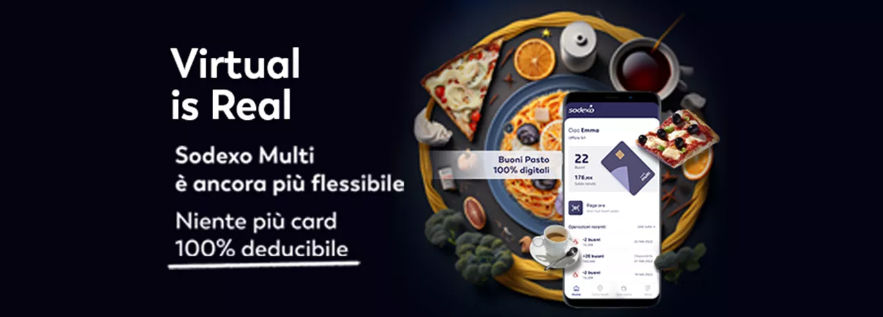 Arriva la Virtual Card Sodexo Multi per un uso sempre più smart dei buoni pasto
