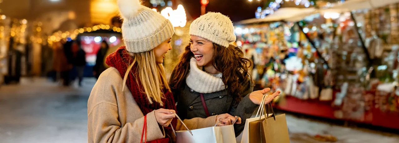 shopping natalizio con buoni acquisto