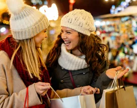 shopping natalizio con buoni acquisto