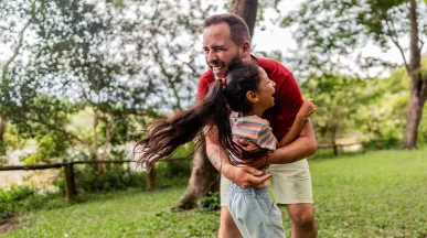 Famiglia si diverte con benefit aziendali